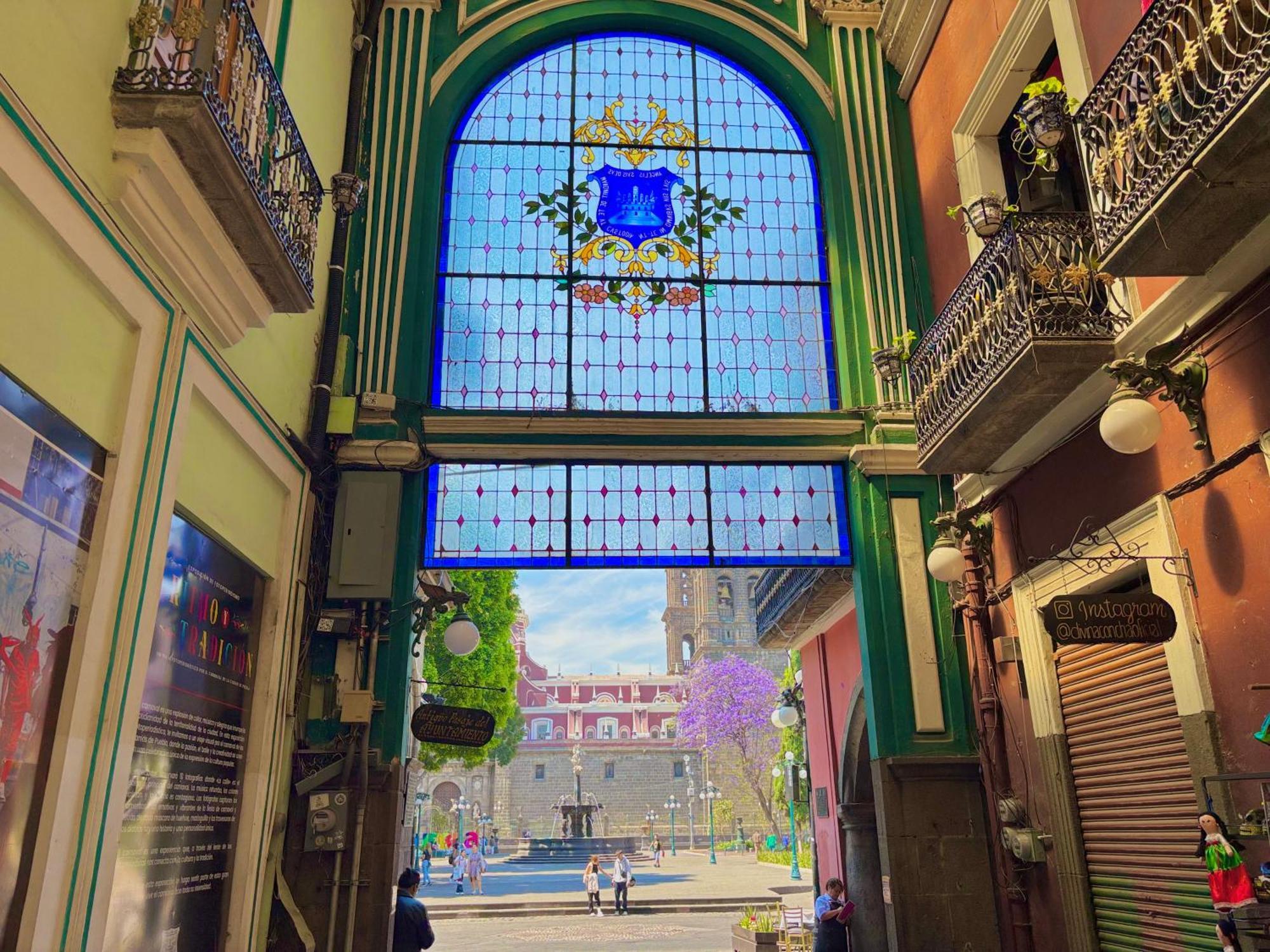 Hotel La Alhondiga Puebla Eksteriør bilde